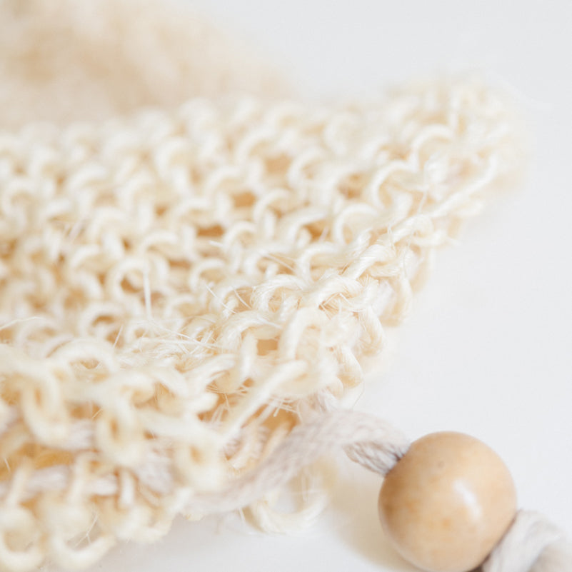 Cleansing Bar and Agave Fiber Soap Bag Gift Set
